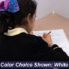 Study Carrel / Privacy Shield 13-Inch White Cardboard - Student Working