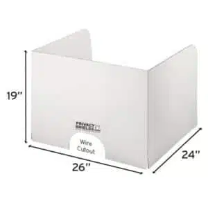 19” Tall Premium Computer Privacy Shields