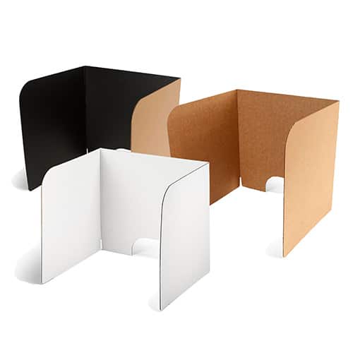 Classroom Privacy Shields Cardboard Study Carrel For Chromebooks