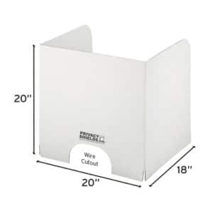 20” Tall Premium Desktop Privacy Shields