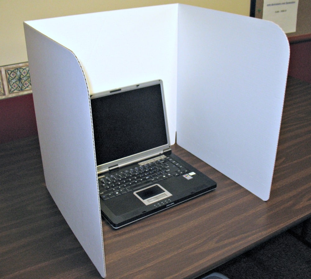 Desk Dividers (Privacy Shields) Great For Chromebook Use While Testing