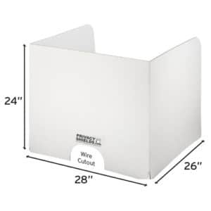 24” Tall Premium Computer Privacy Shields