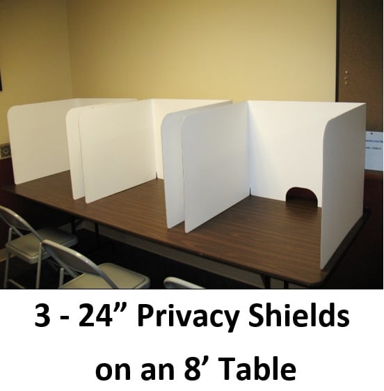 Computer Dividers Computer Privacy Shields For Secure Testing