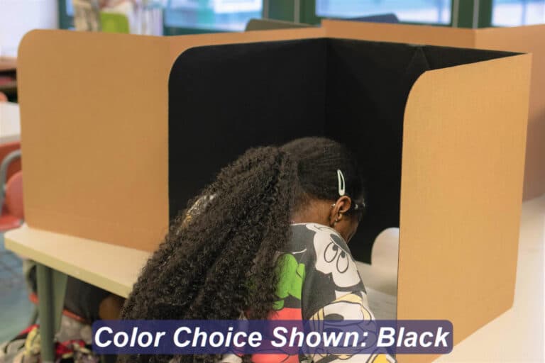 Classroom Privacy Shields Cardboard Study Carrel for Chromebooks