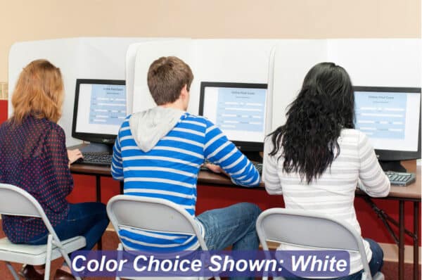 24” Tall Premium Computer Privacy Shields - Image 23