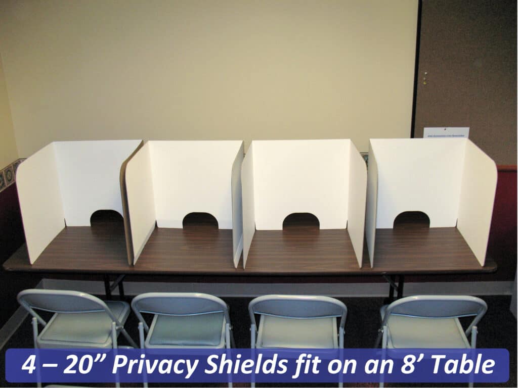 Classroom Privacy Shields Cardboard Study Carrel for Chromebooks