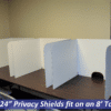 24” Tall Premium Computer Privacy Shields - Image 21