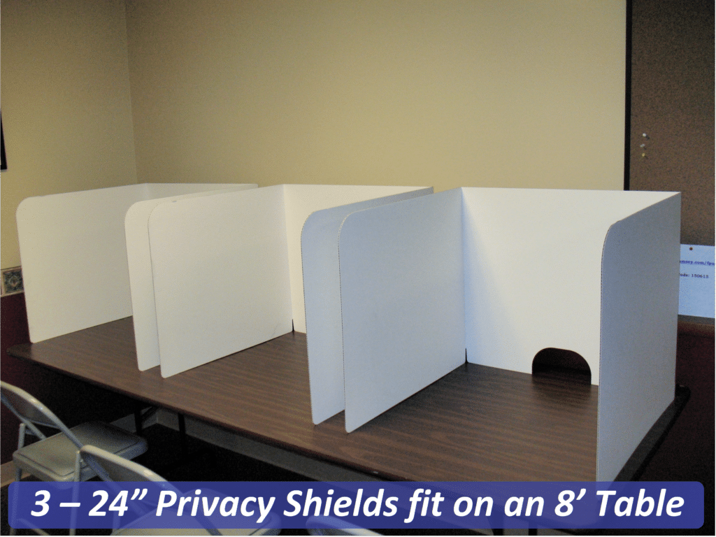 Computer Dividers Computer PRIVACY SHIELDS 24” TALL