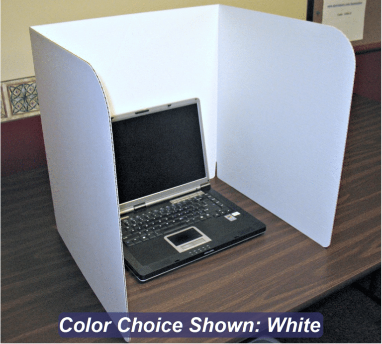 Classroom Privacy Shields Cardboard Study Carrel for Chromebooks