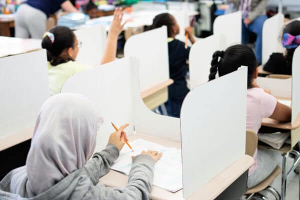 Open Front Classroom Privacy Shield