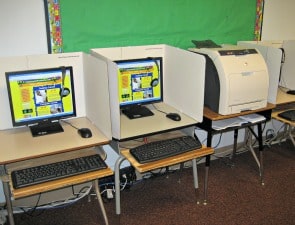 Computer privacy shields for students