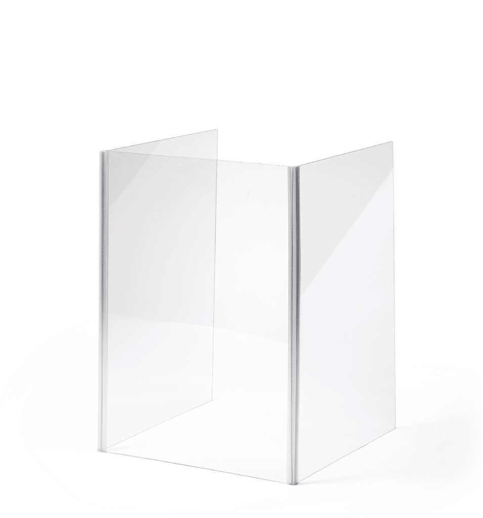 Sneeze Guard for Classroom Social Distancing. School Desks or Tables