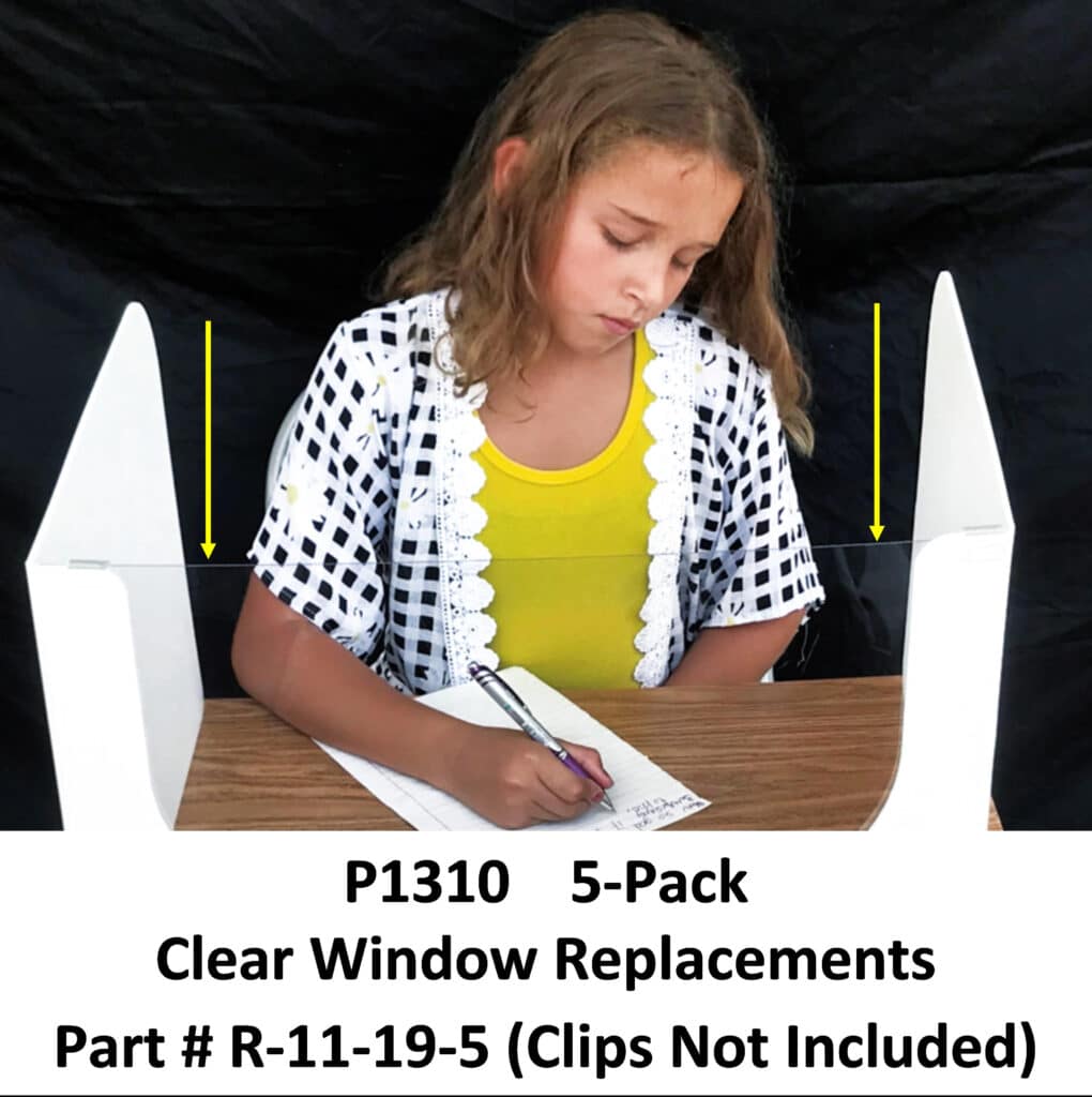 5Pack Window Replacements for 20 x 20" P2010 Privacy Shields