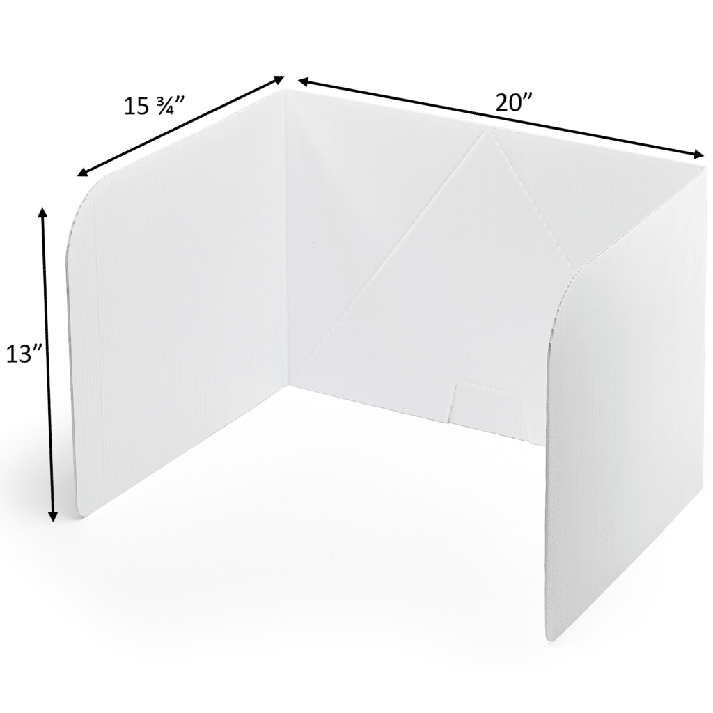 Privacy Dividers/Privacy Shields For Student Desks & Classroom