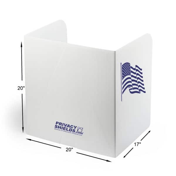 20” Tall Premium Desktop Privacy Shields - Image 2