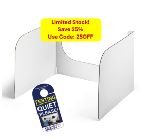 13” Tall Premium Window Privacy Shields – No Microplastics