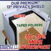 13” Tall Premium Voting Booths - Image 5