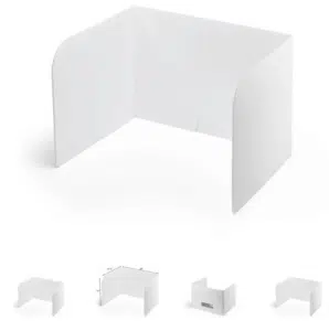 Plastic Privacy Shields for Students Desks