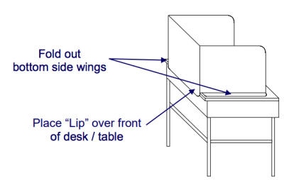 Desktop privacy shields